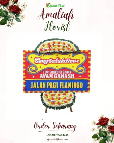 Sewa Papan Bunga Gunung Sekar